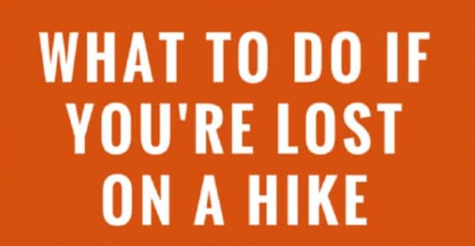 Lost While Hiking: How to Stay Calm and Find Help