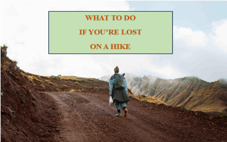 lost while hiking
