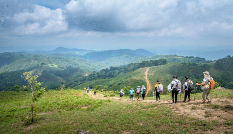 Hiking in remote areas