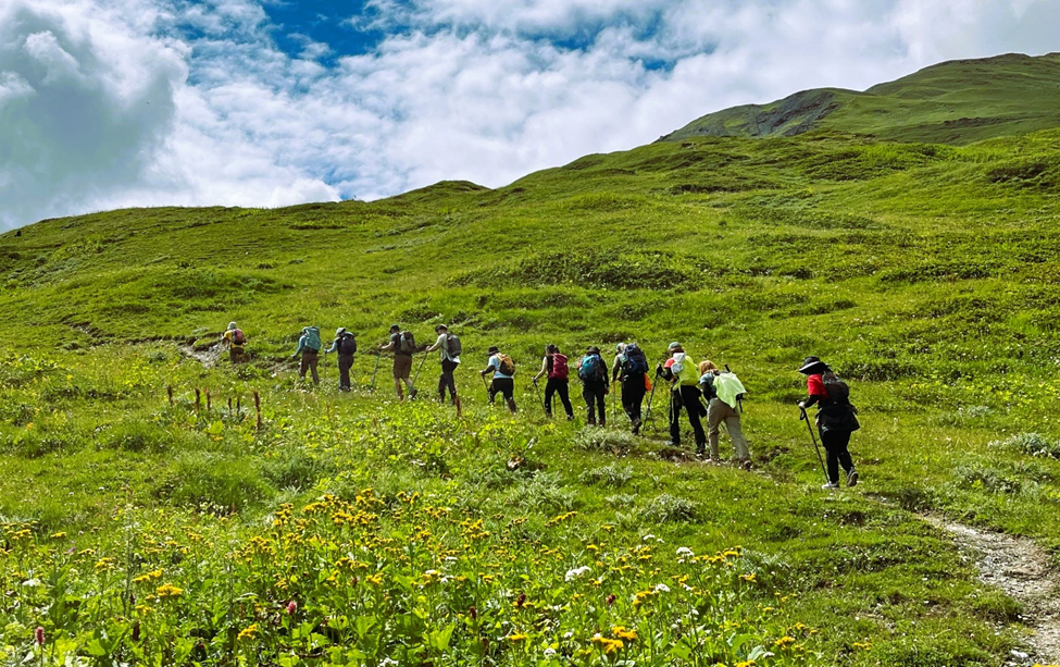 Hiking in remote areas