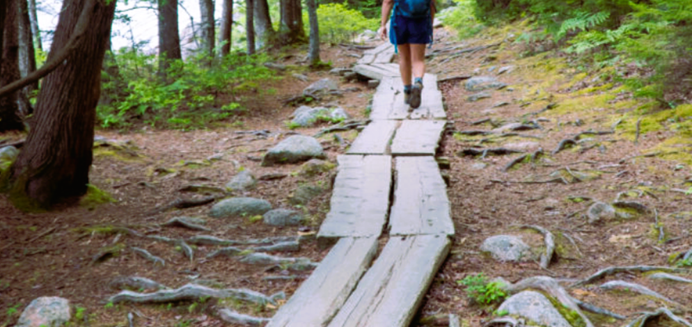 Hiking in remote areas