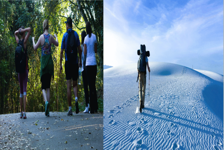 Hiking and trekking