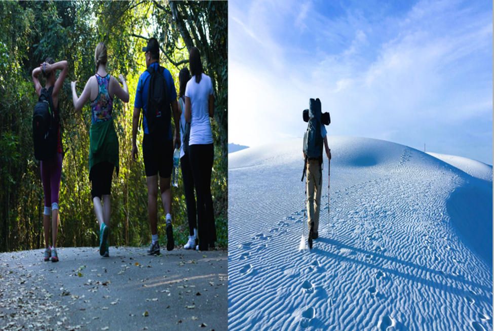 Hiking and trekking